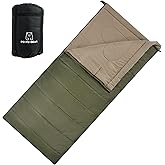 PO PO BEAR Zero Degree Sleeping Bag for Adults 100% Cotton Flannel Tall and Big