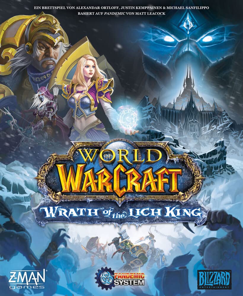 LEGAMI Asmodee World of Warcraft: Wrath of the Lich King, Connoisseur Game, Strategy Game, German Multicoloured, Colourful ZMND0021