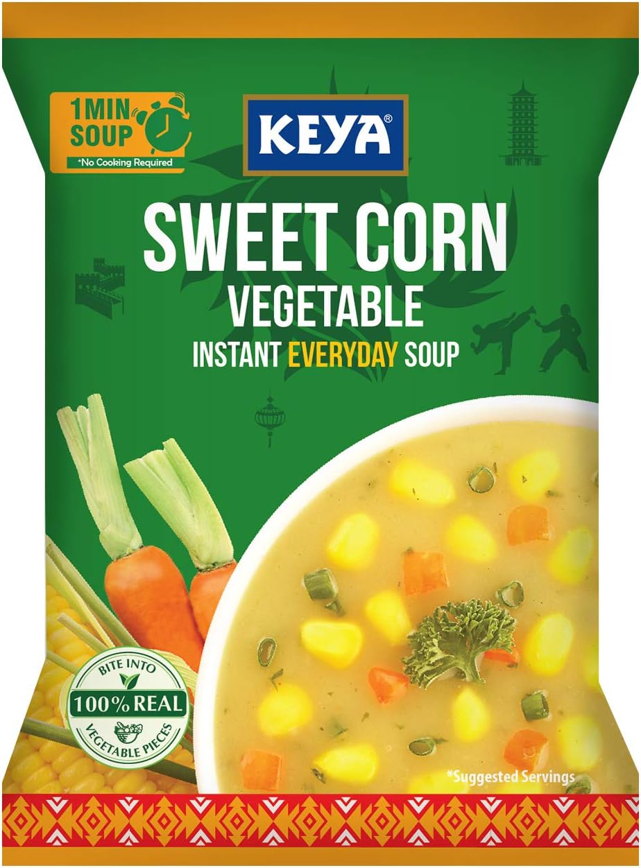 Keya Inst. Soup Sweet Corn Veg, 48g (Four Serve)
