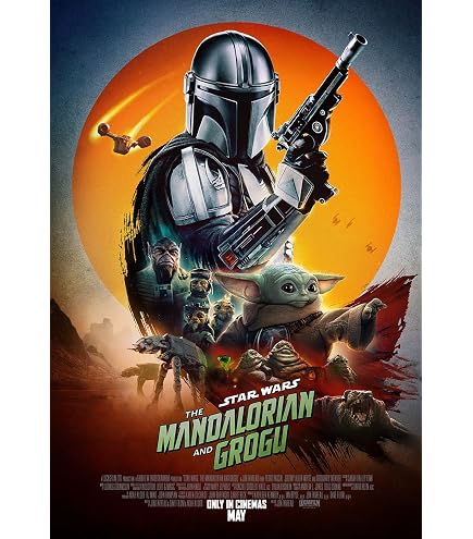 Amazon.com: STAR WARS: THE MANDALORIAN AND GROGU MOVIE POSTER 2