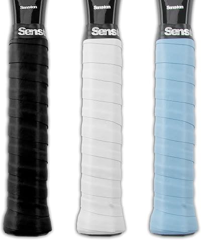 Senston 3 Pack PU Overgrip Tennis Badminton Squash Anti Slip Absorbent