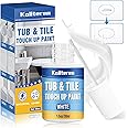 Tub and Tile Paint, White Touch Up Pen for Countertop, Bathtub, Porcelain Paint for Any Scratches Spots on Tiles, Sinks, Enamel, Toilets, 1.5 Fl Oz