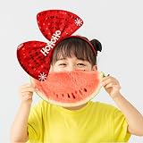 Eruinfang Women Girls Red Christmas Bow Headband Hair Accessory Bowknot view 7