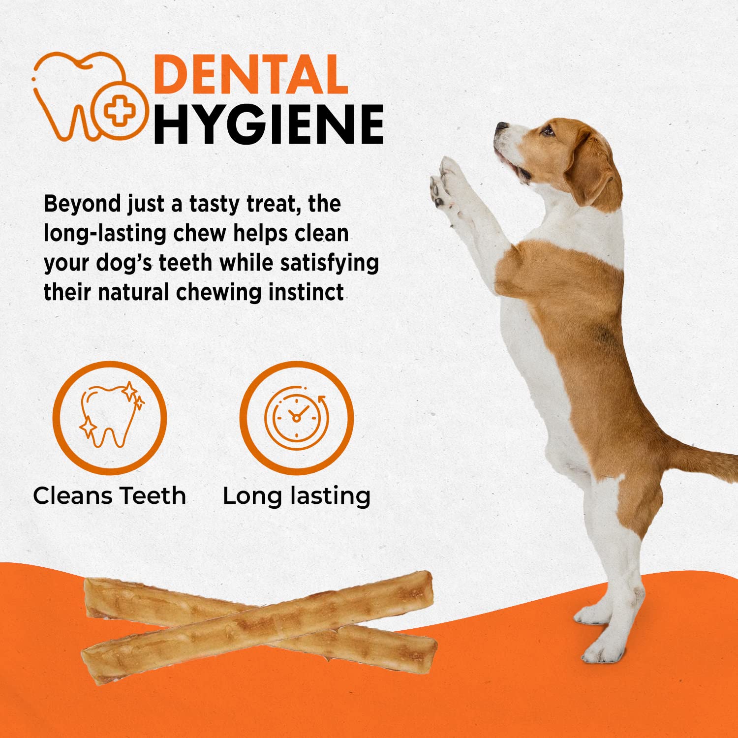 Canine Naturals Chicken Recipe Chew Rawhide Free Dog Treats Made