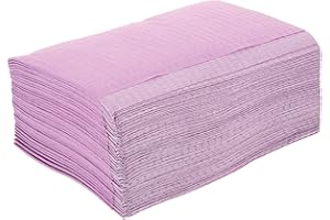 Alipis 125 Sheets Disposable Purple Non Woven Clinic Use Convenient Patient Tray Liners for Safe Practical