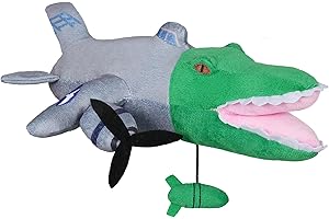 HGDFEOC Italian Brainrot Plush,Funny Bombardino Crocodilo Plush Stuffed Figure Pillow Room Decor for Video Game Fans