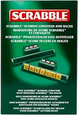 Ideal Scrabble Scoring Counters & Tile Racks - 2 Pack Classic Word Game view 3