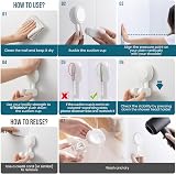 TAILI Suction Shower Head Holder 3 KG, No Drill, Height & Angle Adjustable, view 7