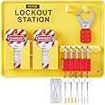 VEVOR 26 PCS Lockout Tagout Kits, Electrical Safety Loto Kit includes Padlocks, Lockout Station, Hasp, Tags & Zip Ties, Lockout Tagout Safety Tools for Industrial, Electric Power, Machinery