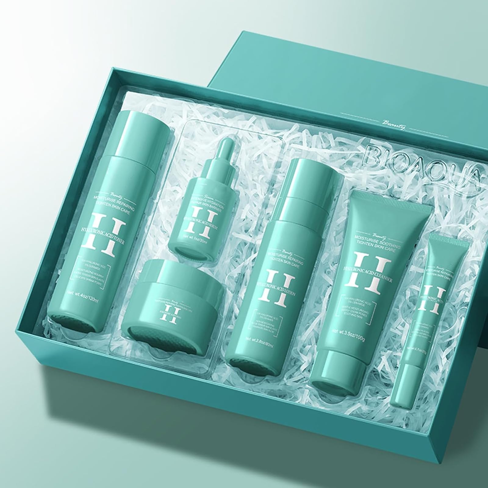 Skincare Set For Teenage Girls, 6-In-1 Skincare Gift Set With Facial Cleanser, Face Serum, Face Cream, Eye Cream, Toner & Lotion, Basic Skincare Box, Gift Sets for Women Mothers Day Gifts