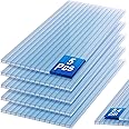 Kirumie 5 Pieces 4' x 2' x 0.16'' Polycarbonate Greenhouse Panels Twin-Wall Polycarbonate Panels Waterproof UV Protected Reinforced Clear Sheets, Panels use for Greenhouse, Outdoor, Plant Stand Roof