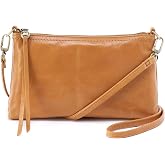 HOBO Women's Darcy Crossbody Bag | Leather, Convertible 3-in-1 Crossbody Bag, Removable &amp; Adjustable Strap, Exterior Phone Slip Pocket