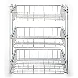 Schrankauszug Korb Kombisystem für 30er Schrank, 3 etagig: Amazon.de