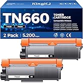 TN660 Black Toner Cartridge 2-Pack Replacement Compatible for Brother TN-660 TN630 Toner HL-L2380DW HL-L2320D HL-L2340DW DCP-L2540DW MFC-L2700DW MFC-L2720DW HL-L2300D HL-L2360DW DCP-L2520DW Printer