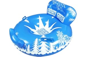SAILUPXINYUAN SUNSHINE-MALL Snow Tube, Inflatable Snow Sled for Kids and Adults, Heavy Duty Snow Tube Made by Thickening Material of 0.6mm,Snow Toys for Kids Outdoor