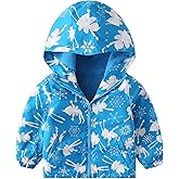 Happy Cherry Toddler Boy Girl Fleece Lined Jackets Waterproof Hooded Windbreaker Coat for Winter Fall 2023