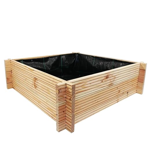 Nordje Jardinera Alta Aik, Madera de Abeto Douglasie, 99 x 99 x 29 ...