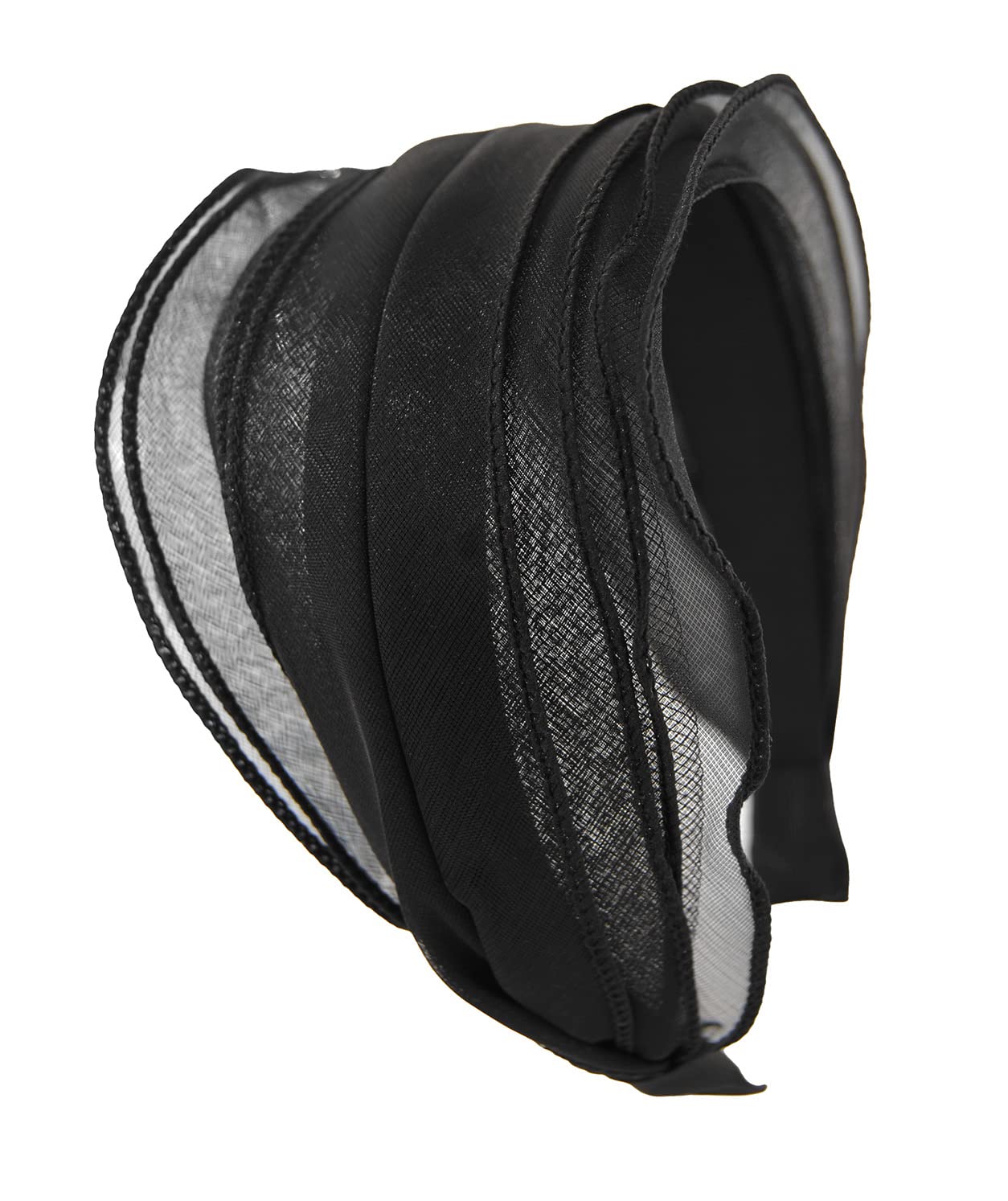 Axy Wide Headband HRM2 (Black) - Women's Headband, 1 Count (Pack of 1), Black, Polyester, 3 cm Wide — image 1