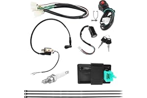 PRO BAT Lifan Complete Kick Starter Engine Wiring Harness Loom with Stator Kick Start Spark Plu CDI Coil Magneto Pit Dirt Bike ATV SSR YX Coolster for 50cc 70cc 90cc 110cc 125cc 140cc