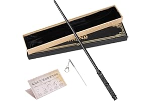 KINGVOWS Magic Wizard Wand Witchcraft Props for Kids Witch Sorcerer Collection Cosplay Accessories with Gift Box (Rune)