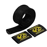 Heatshield Products 204002 Black 1/2" ID x 2' Fuel Line Heat Shield Sleeve