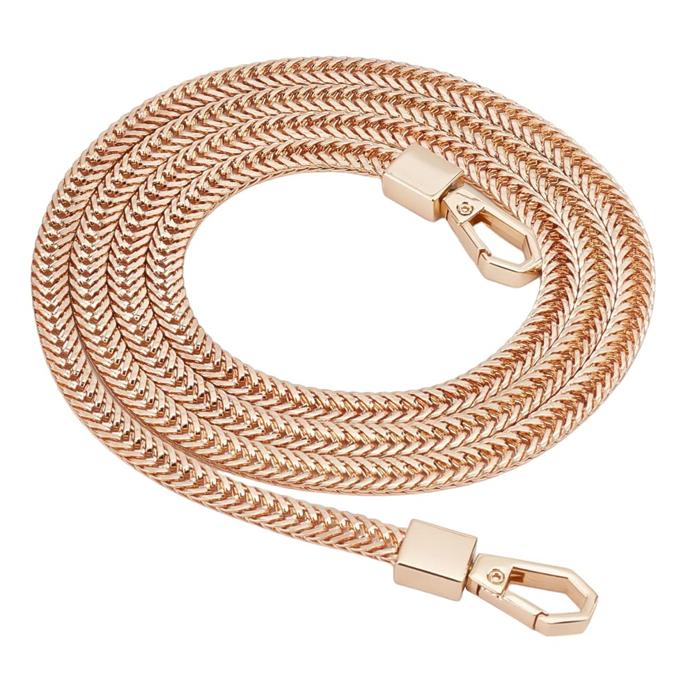 CHGCRAFT Purse Chain Strap Gold Bag Chain Handbag Chains with Alloy Swivel Clasps Purses Strap Replacement Chains Accessories for Shoulder Cross Body Sling Purse Clutch Bag 42×0.27 Inches
