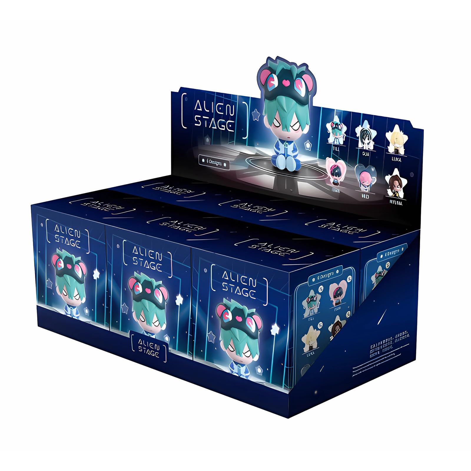 YJacuing Anime Alien Stage Free Stage Series Collector's Blind Box Figures, Officially Licensed ALNST Collectible Merch, Ages 15+ (Complete Set, Contains All 6 Characters) — image 1