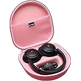 LTGEM Case Compatible with Anker Soundcore Life Q20 / Q20i / Q30 Hybrid Active Noise Cancelling Headphones, Pink