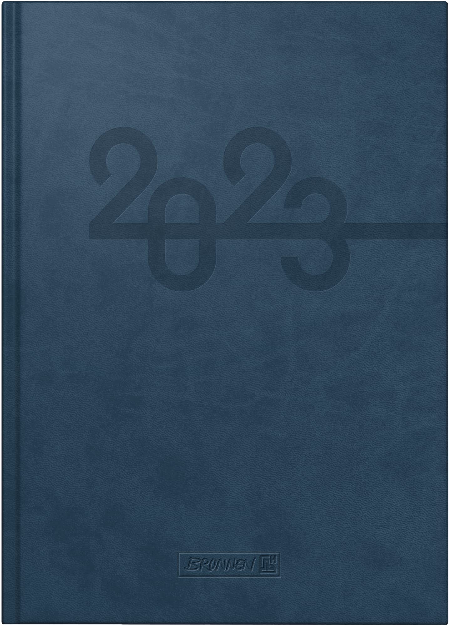 BRUNNEN Daily Calendar Model 798 2023 Sheet Size 14 x 20.6 cm Blue