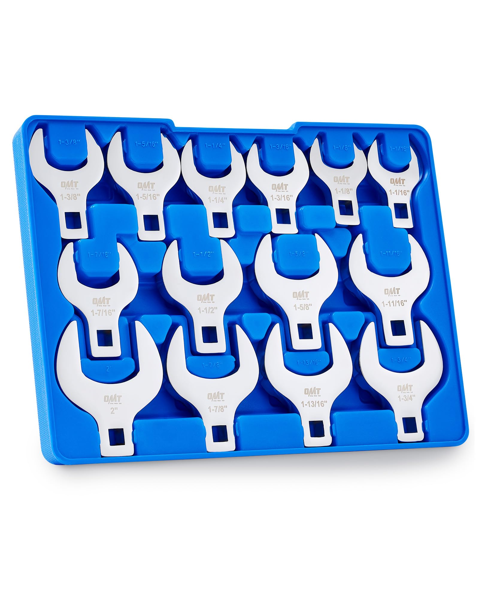 Photo 1 of ***MISSING 1***Orion Motor Tech 14 Piece Jumbo Crowfoot Wrench Set, SAE Crows Foot Wrench Set for 1-1/16" to 2" Flare Nuts for 1/2" Drive Rachets Extenders, Cr-V Steel Crowfoot Wrenches with Phosphating & Carry Case