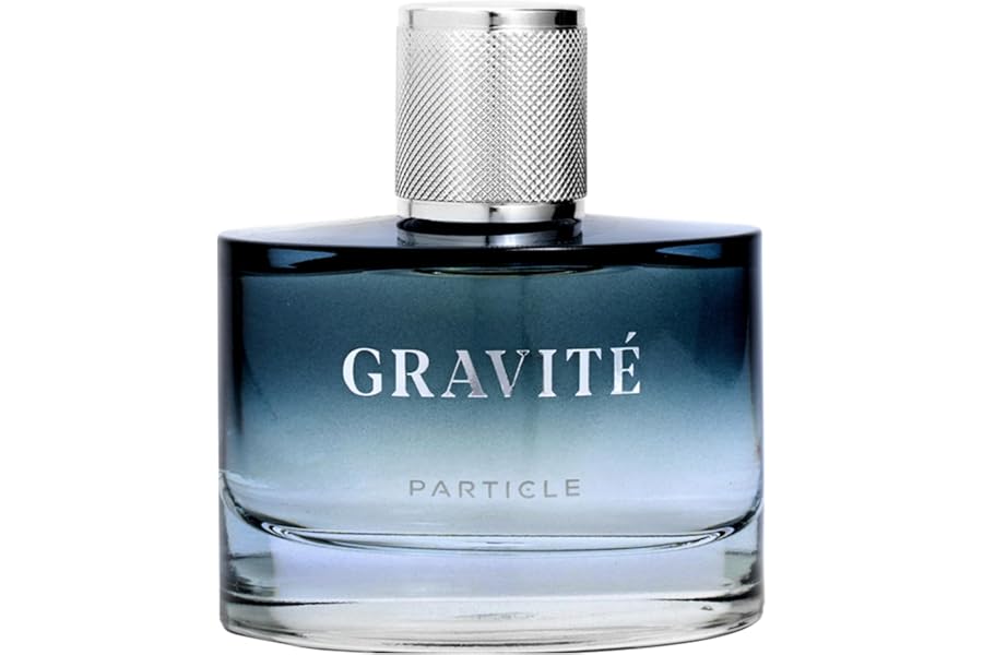 Particle Gravité Cologne Spray for Men, Long Lasting Fresh Scent, Men’s Perfume Woody Citrus Fragrance, Notes of Pepper, Rosemary, Grapefruit, Cedar, Cashmere & Musk, 3.38 FL OZ Bottle