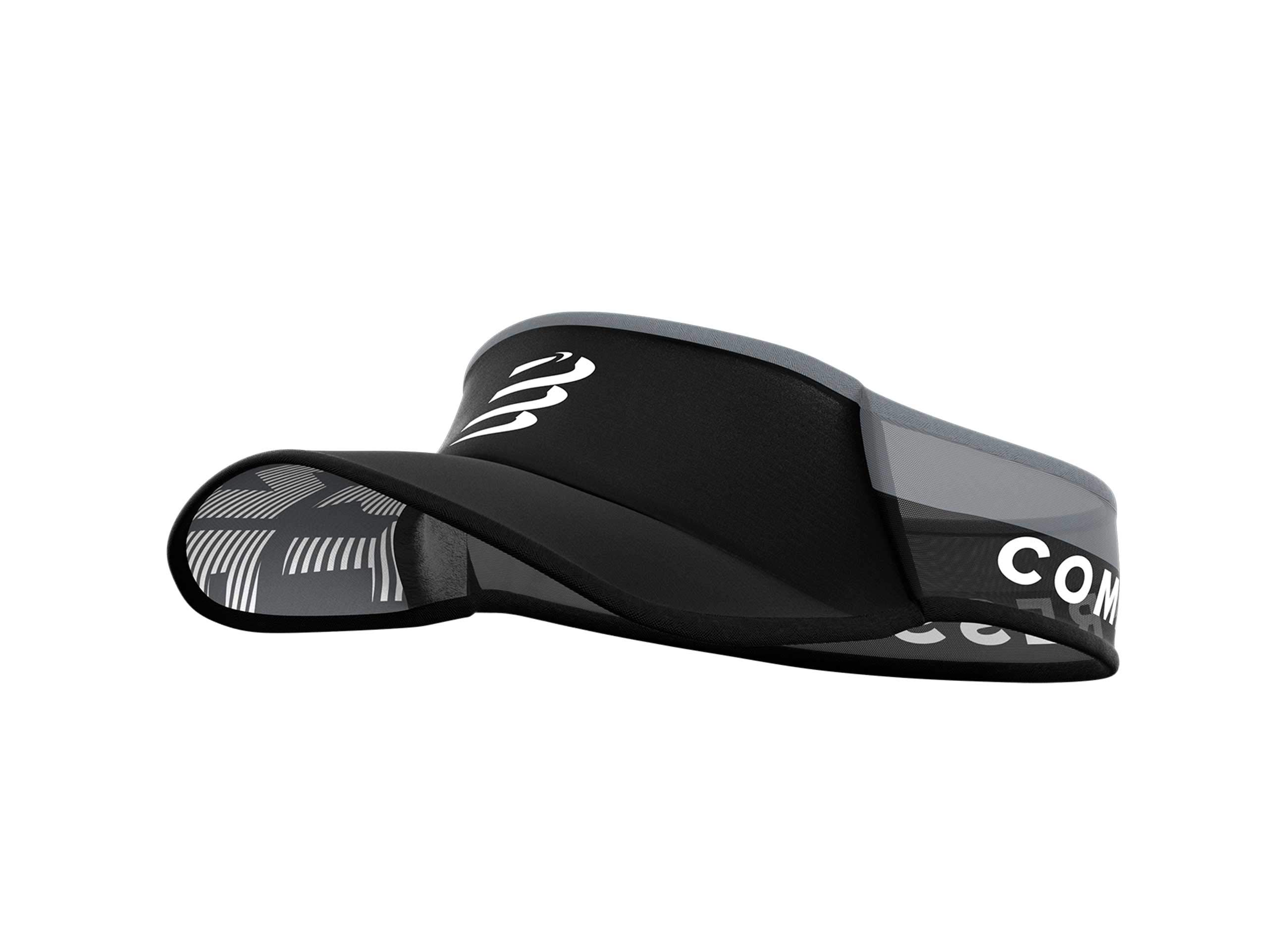 COMPRESSPORT - Running Ultralight Visor - Ultra-Light and Very Ventilated - Quick-Drying Fibers Black