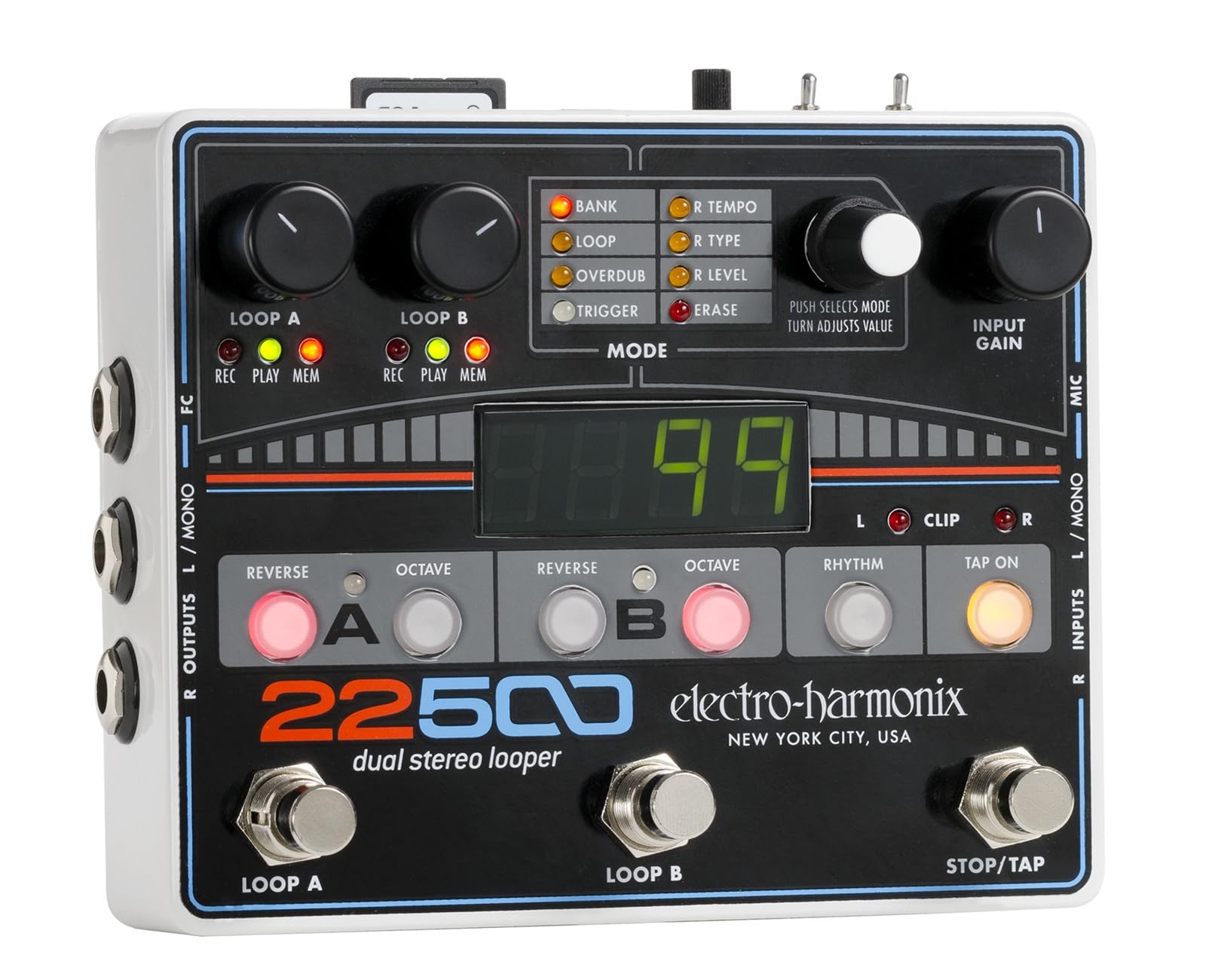 electro-harmonix Electric Guitar Effect with Filter Synthesizer 22500 Dual Ster. Looper