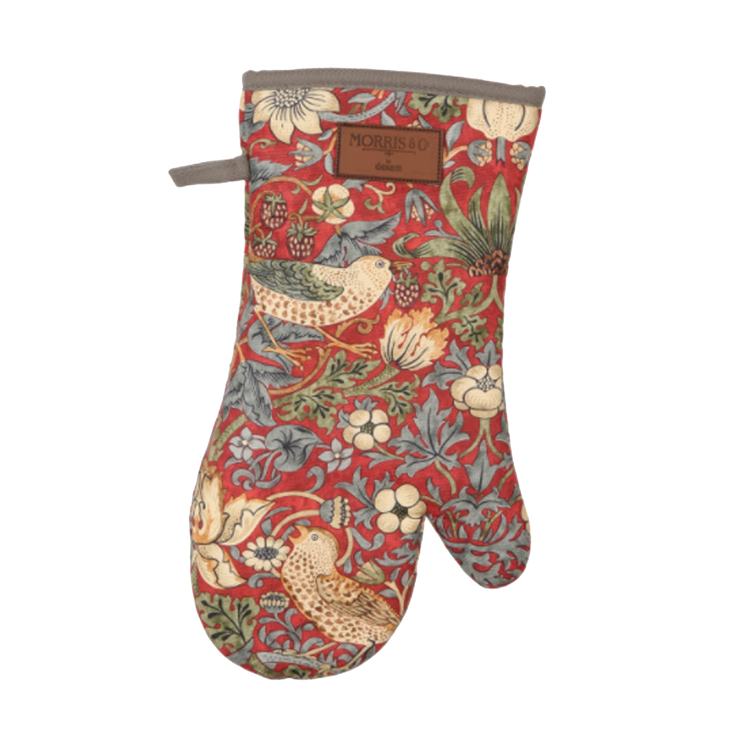 Morris & Co Strawberry Thief Gauntlet - Red