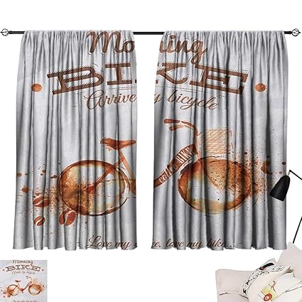 Amazon Com Josepsh Coffee Art Darkening Darkening Curtains