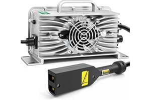 YILEIDE E1500W Seris 36V18A Golf Cart Battery Charger with 2-pin D-Style Powerwise Plug for EZGO TXT Golf Carts