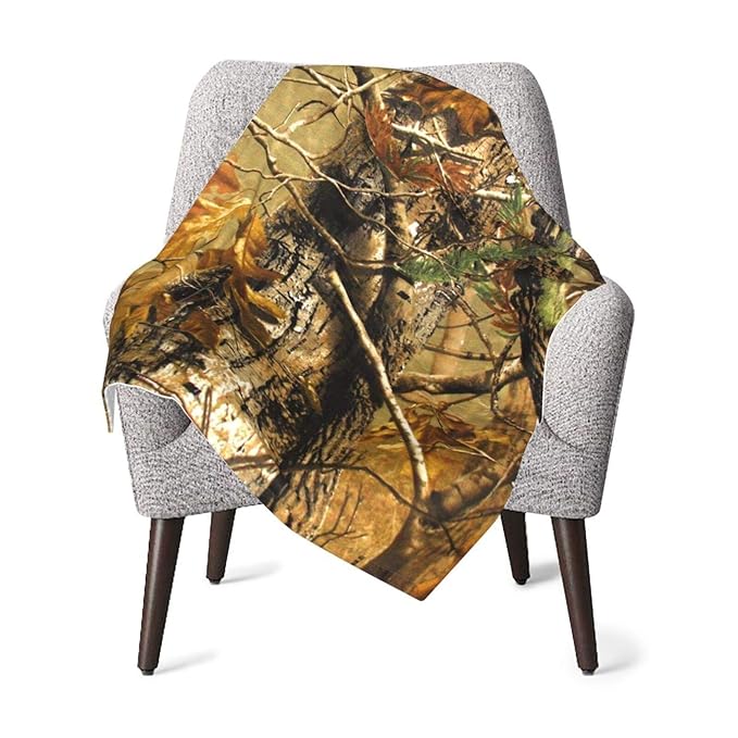 Hunting Camo A Comfortable and Soft Blanket is The Best