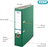 Elba A4 Lever Arch File 570 Sheets 80mm Spine Green Durable Office view 2