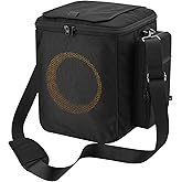 TXEsign Travel Carrying Case for JBL Partybox Encore Essential, Carrier Storage Bag with Accessory Pockets Adjustable Shoulder Strap for JBL PartyBox Encore Essential