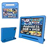 Kids Tablet 8GB+64GB, 10 Inch Android 14 Tablet for