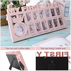 Unittype My First Year Baby Picture Frame Newborn