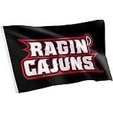 Desert Cactus University of Louisiana at Lafayette ULL Flag - 3 x 5 Feet Cajuns Banner, Indoor/Outdoor Durable Fabric, 100% Polyester Design (Style 1)