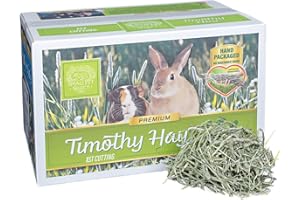Small Pet Select 1st Cutting Timothy Hay, Animal Food for Guinea Pig, Rabbit, Hamster, Bunny, or Chinchilla, Natural Hay Grown in the USA, 20lb