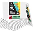 ARTEZA Canvas Boards For Painting, 11 X 14 Inches, Pack Of 14, Blank