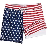 maamgic 2 in 1 Mens Swim Trunks 7 Inch Swim Shorts Swim Suits Board Shorts