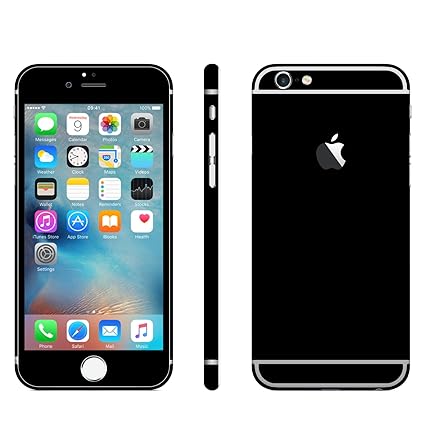 IPHONE 6 / 6S SCHWARZ MATT FOLIE SKIN ZUM AUFKLEBEN bumper case cover schutzhülle i phone
