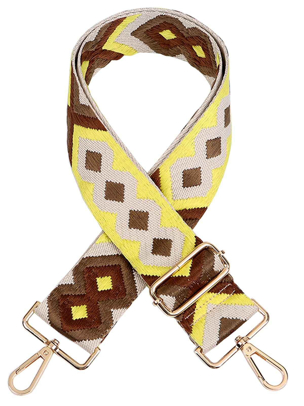 Adjustable Wide Shoulder Strap Replacement Belt Crossbody Canvas Bag Handbag Wide 3.8cm