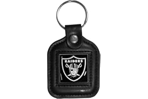Siskiyou Sports NFL unisex-adult Square Leather Key Chain