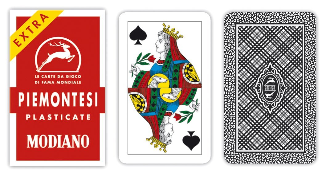 Modiano Piemontesi 4 - Regional Playing Cards