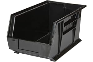 Stack & Hang Bin, 8-1/4" W x 7" H x 14-3/4" D, Black